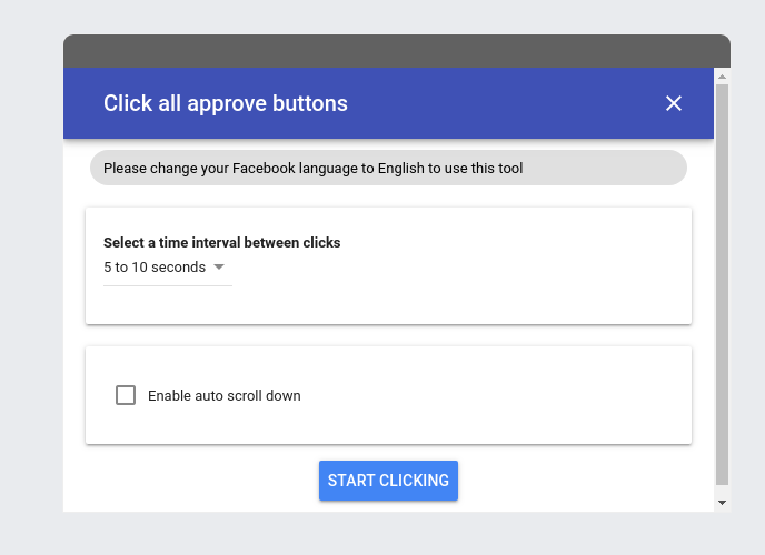 approve all pending Facebook group posts