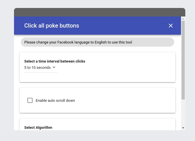 automatically poke and poke back everyone on FB