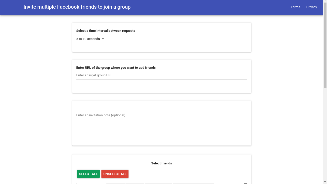 add all friends to group